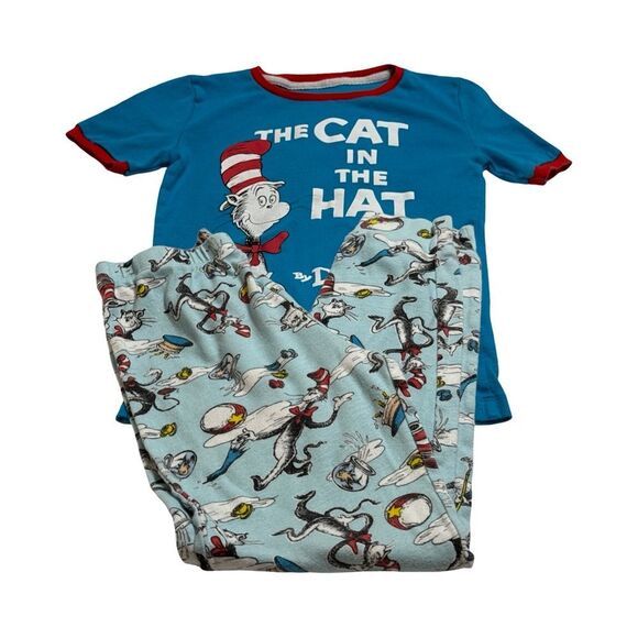 Dr. Seuss Kids Pajama Set - Blue and Red - Picture 1 of 6